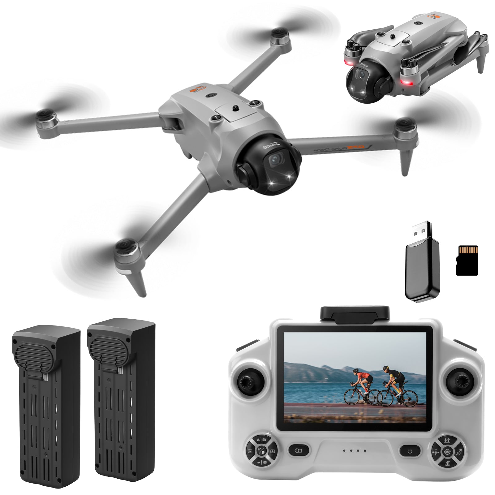 Condor GPS Drone | 4.5" Screen Remote, Brushless Motor, Obstacle Avoidanc, Flagship-Grade Drone.