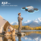 Goldfinch Smart Drone | with Screen Remote Control, Obstacle Avoidance, 2 batteries.