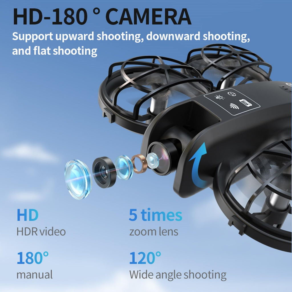 Hummingmoth Mini Drone | with Screen Controller Optical Flow Positioning for Beginners