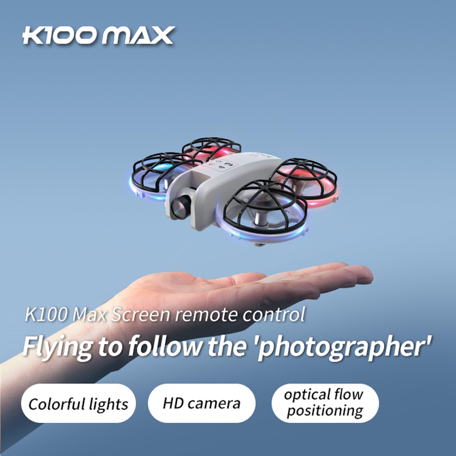 Hummingmoth Mini Drone | with Screen Controller Optical Flow Positioning for Beginners