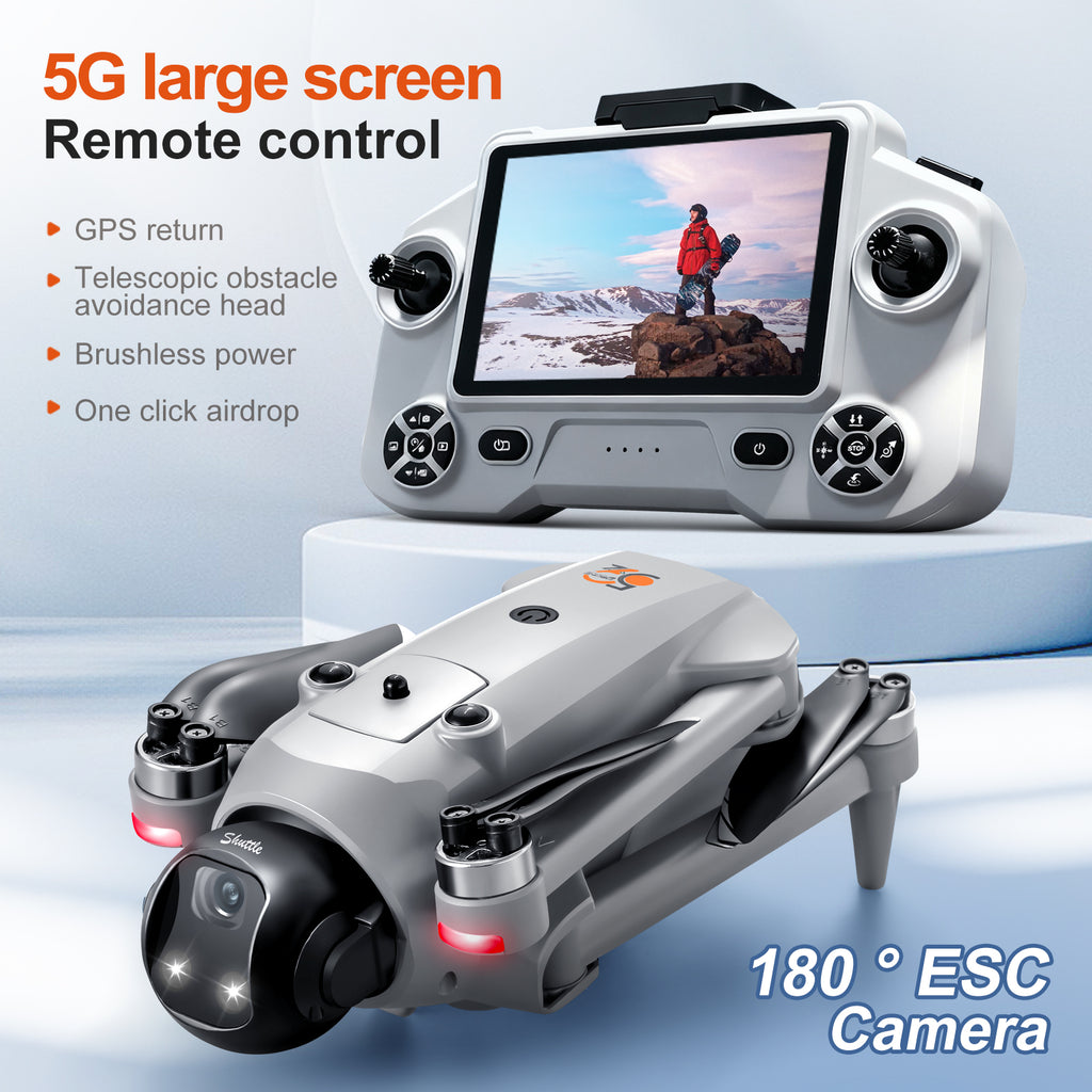 Condor GPS Drone | 4.5" Screen Remote, Brushless Motor, Obstacle Avoidanc, Flagship-Grade Drone.