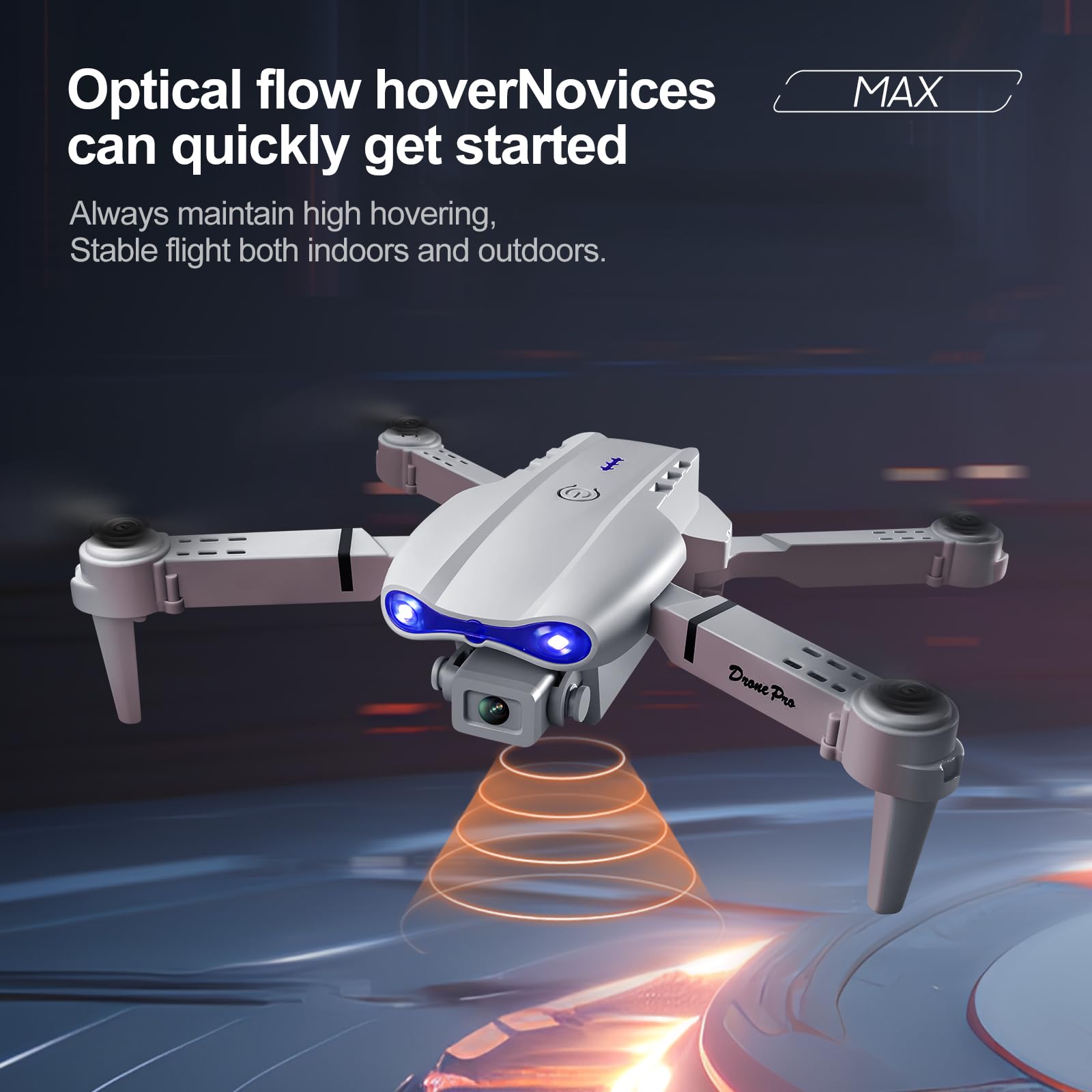 Sparrow99 Foldable Mini Drone | Screen Controller, Waypoint Flight, 360° Flip for Beginners