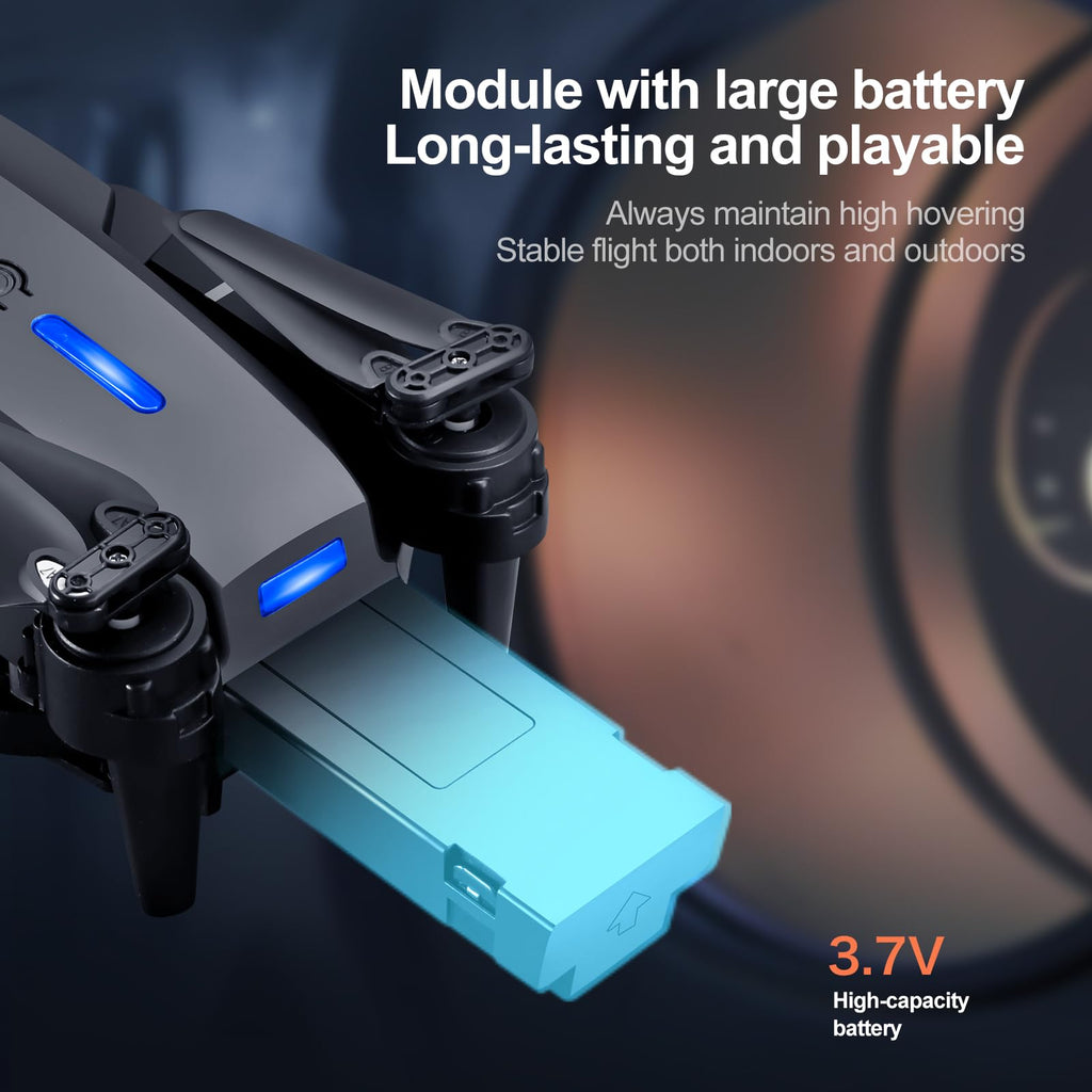 Sparrow99 Foldable Mini Drone | Screen Controller, Waypoint Flight, 360° Flip for Beginners