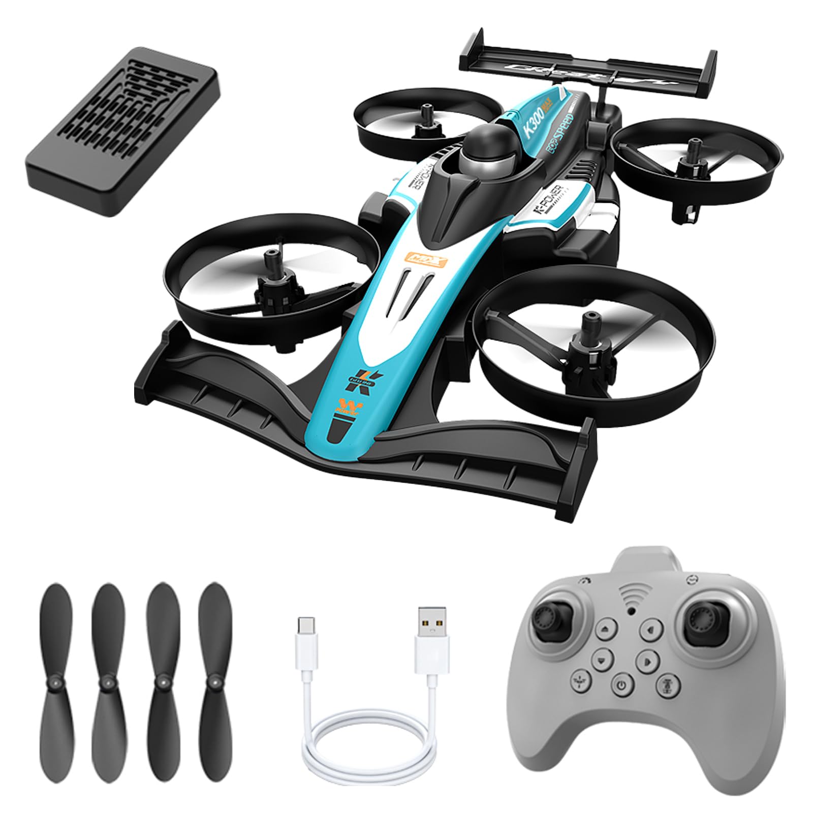 F1 MAX Drone | Race Car Styled Drone, 2.4G Remote Control.