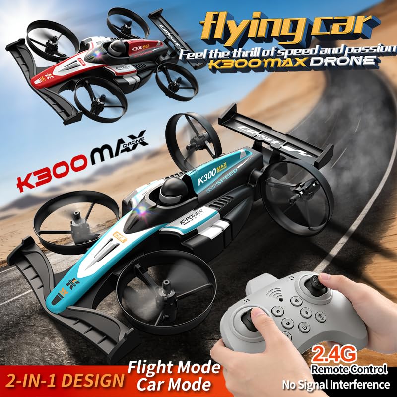 F1 MAX Drone | Race Car Styled Drone, 2.4G Remote Control.