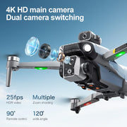 K19 GPS Drone with Airdrop 4K HD Dual Camera 4.5 Inch Screen Controller