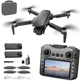 E88 GT Drone with HD Dual Camera 4.92 Inch Large Screen Controller
