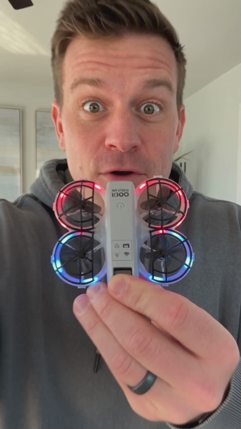 Hummingmoth Mini Drone | with Screen Controller Optical Flow Positioning for Beginners