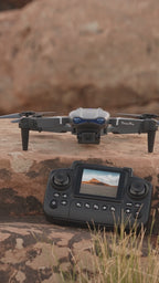Sparrow99 Foldable Mini Drone | Screen Controller, Waypoint Flight, 360° Flip for Beginners