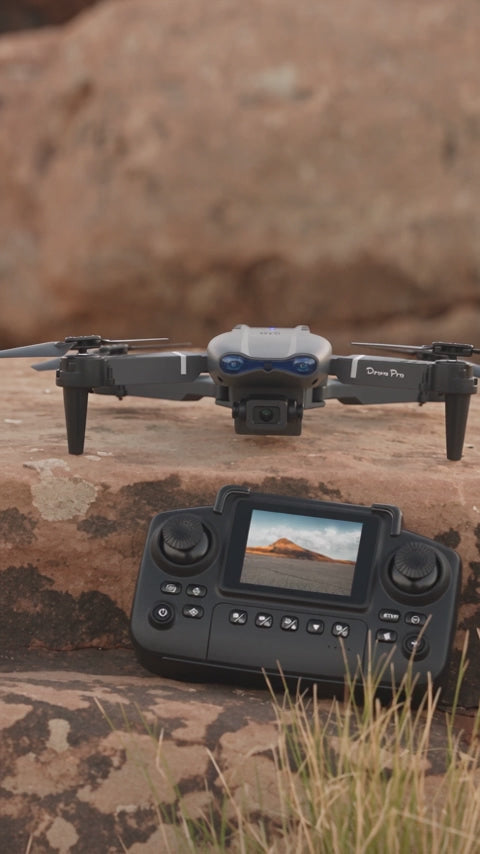 Sparrow99 Foldable Mini Drone | Screen Controller, Waypoint Flight, 360° Flip for Beginners