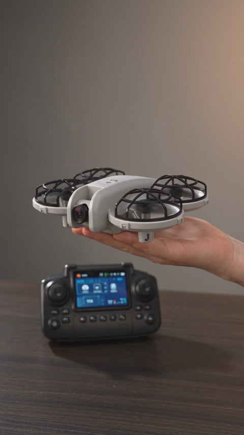 Hummingmoth Mini Drone | with Screen Controller Optical Flow Positioning for Beginners