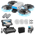 Goldfinch Smart Drone | with Screen Remote Control, Obstacle Avoidance, 2 batteries.